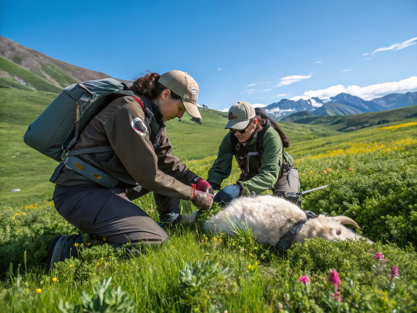 A photograph illustrating GCNA members engaged in a wildlife conservation project, such as habitat restoration or species monitoring, emphasizing the group's commitment to preserving local biodiversity.